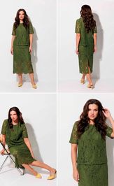Костюм MiSlana 1307 зеленый