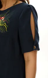 Sukienka MALI 424-038 sinij