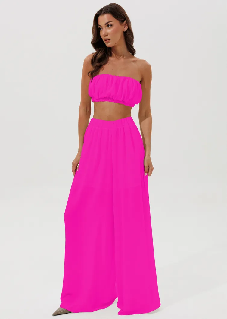 Spodnie V&N fashion #1155_malinovyj