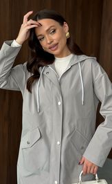 Куртка PRATA wear S032 серый