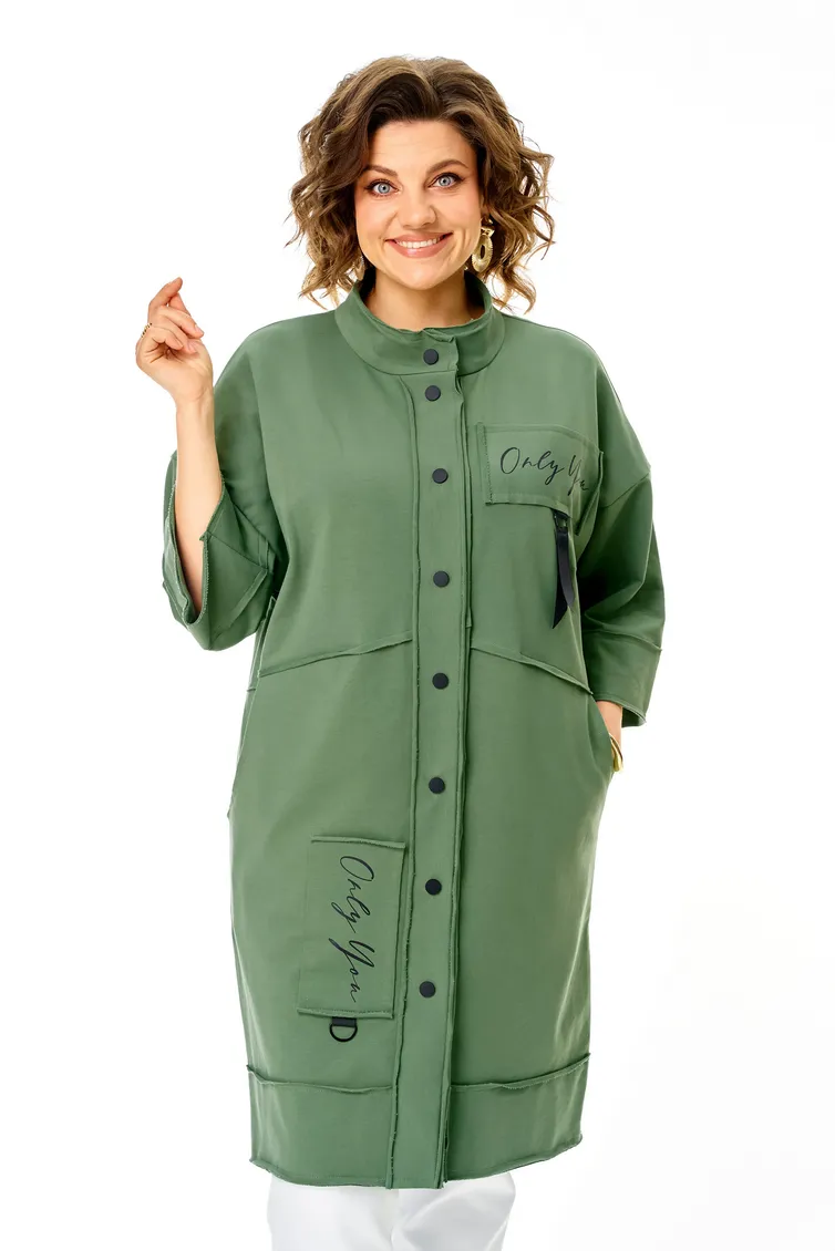 Cardigan Rumoda #2019 svetlo-zelenyj