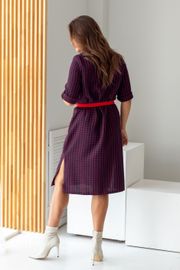 Платье TOOK A LOOK & Angelika арт. НП-001 красная клетка