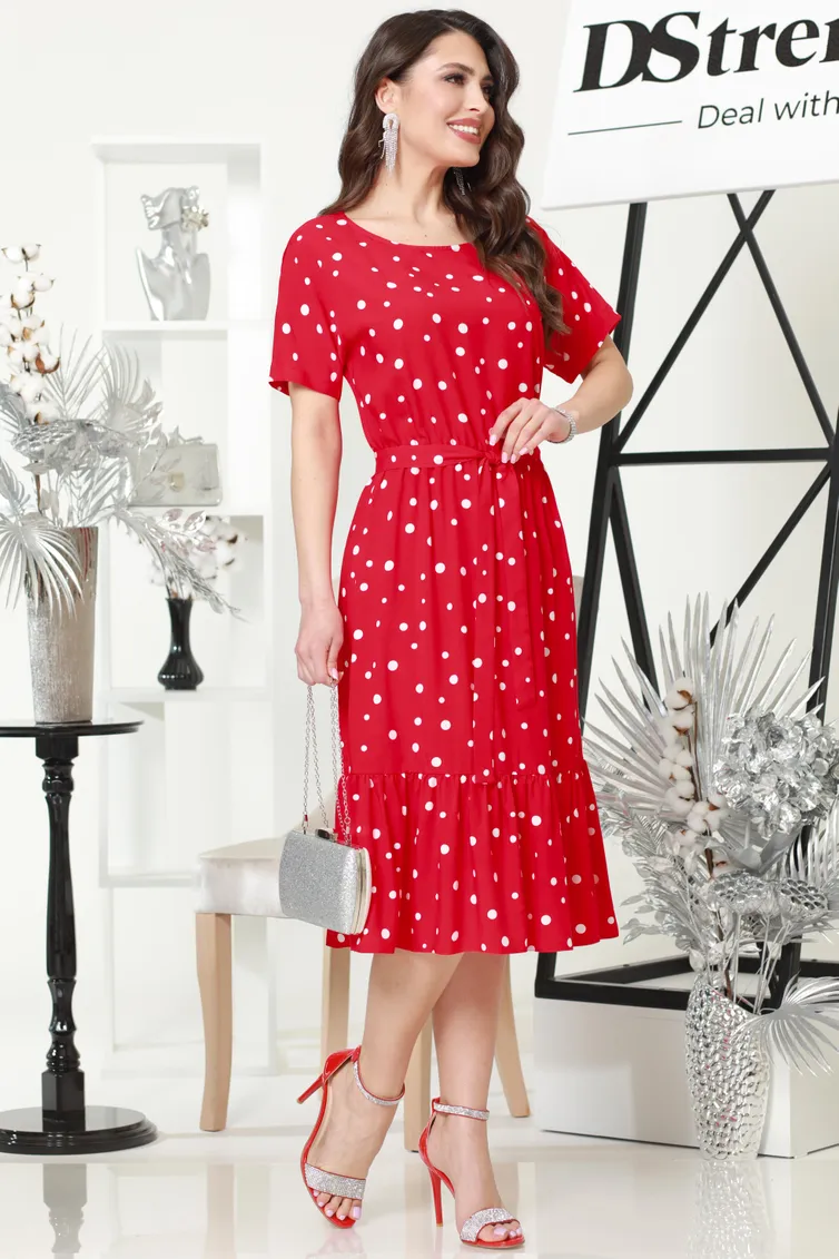 Sukienka DS Trend #P-2965 (Bolshe chem lyubov, red)