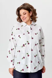 Рубашка Michel Chic арт. 784 тюльпаны