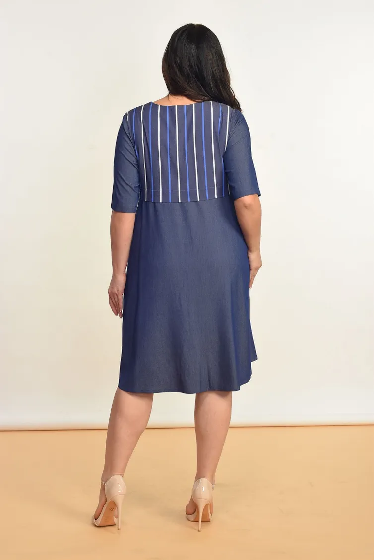 Платье Lady Style Classic арт. 1336 син