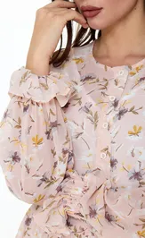 Sukienka Anelli Laurel 1021 pudra