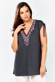 Bluzka MALI #625-079 seryj
