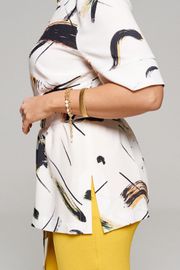 Комплект Beautiful & Free арт. 6144 абстракция+горчица