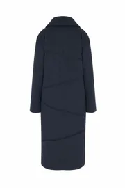 Coat Elema #5-55 tyomno-sinij 170