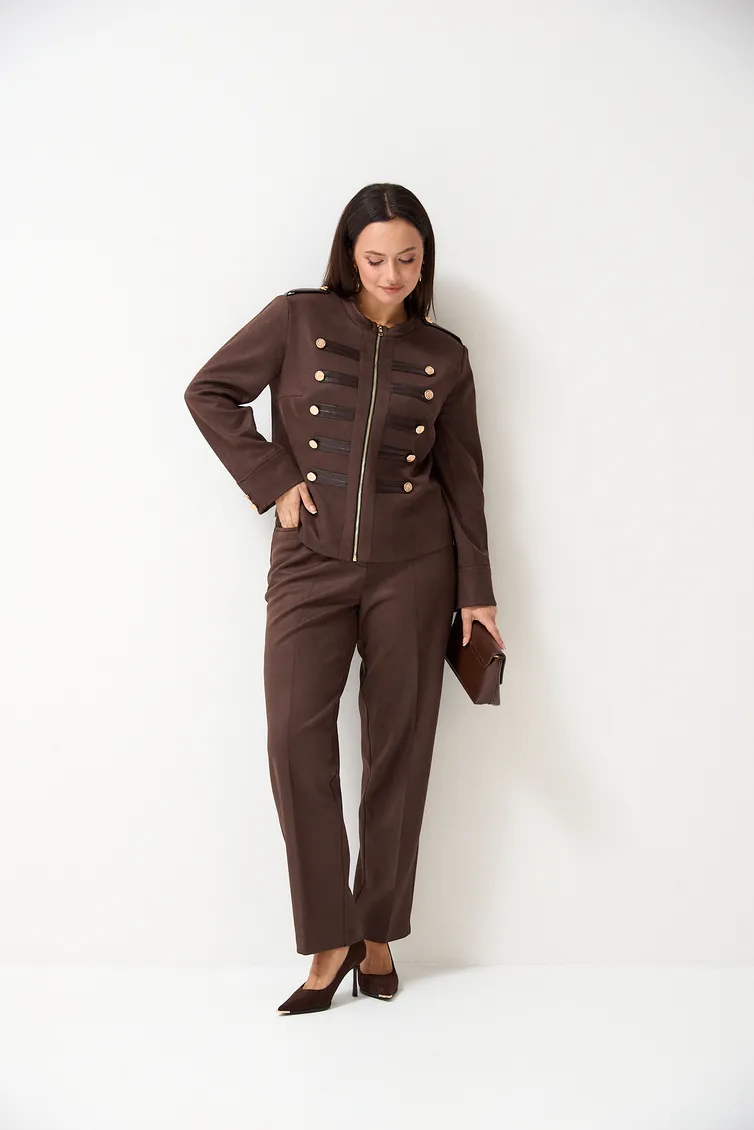 Suit Verita moda #N-2499 shokolad