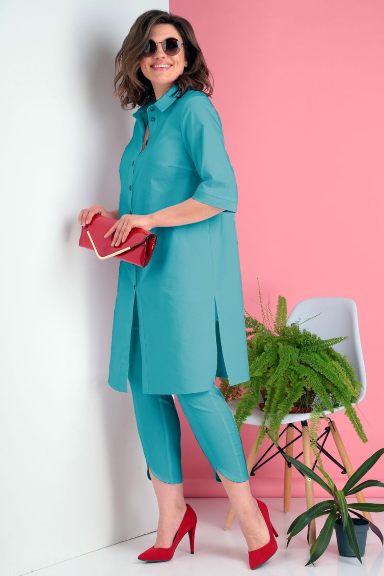 Suit Ivelta plus #2967 biryuza