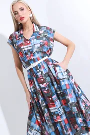 Dress DS Trend #P-4632 (Vdoxnovlyayushhaya istoriya, print)