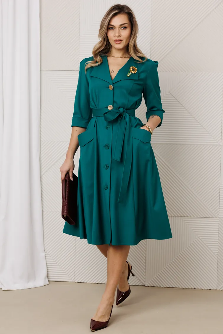 Sukienka Anastasia #1318.1 izumr