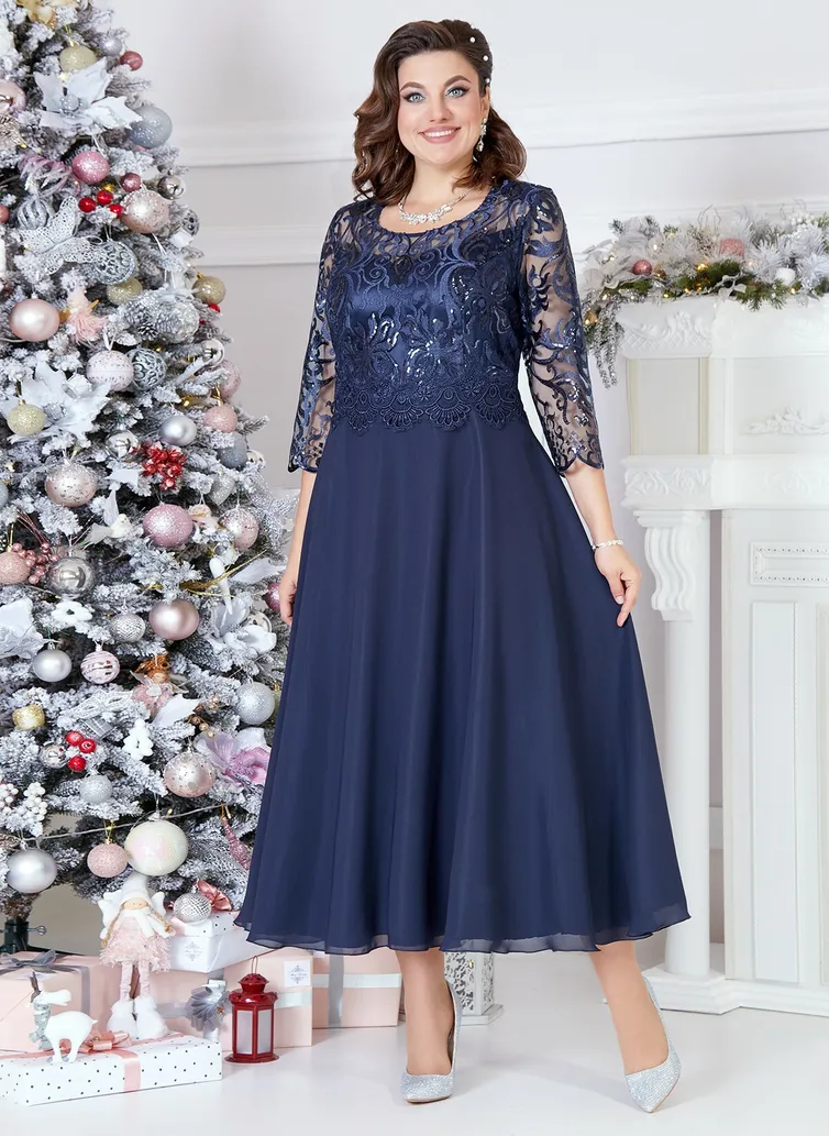 Платье Mira Fashion арт. 3978-7 син