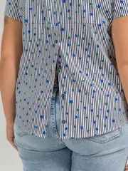 Bluzka NOVITA #1343 sinyaya poloska