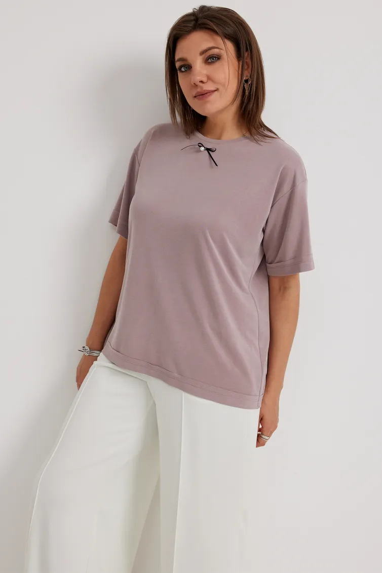 Bluzka BegiModa #4134 rozovyj pepel