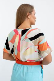 Блуза TOOK A LOOK & Angelika арт. ТБ-300к абстракция