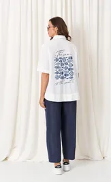 Bluzka PND 87440 belyj