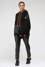 Bluza Z Kapturem BLISS #2075/1 CHARLIE chernyj