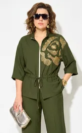 Suit Лилиана 1527 xaki