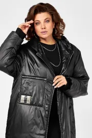 Coat LS #5018/1 chernyj
