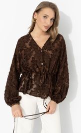 Blouse CHARUTTI Gromche slov (shokolad)