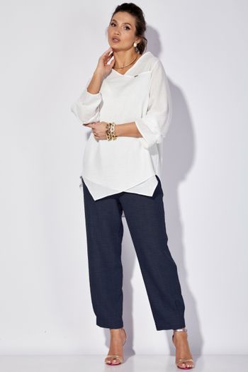 1101 белый/темно-синий