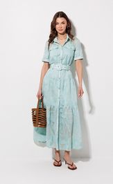 Платье Люше 4364 мята