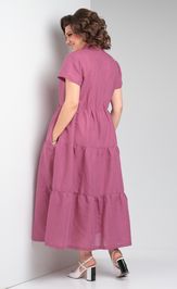 Dress Celentano 5028.1 len malinovyj