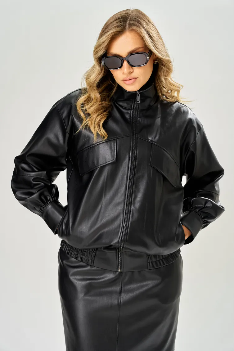 Kurtka Ava fashion #M-230 chernyj