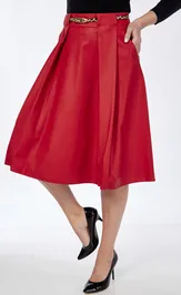 Skirt Klever 0225 krasnyj