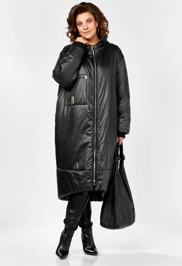 Coat LS #5018/1 chernyj