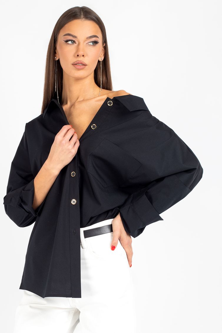 Blouse VIZAVI #727 chernyj