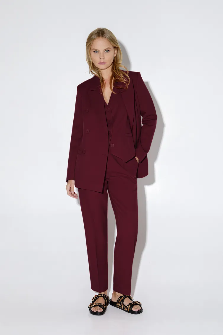 Suit Pirs #4468-marsala