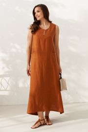 Dress Alta Moda #1084-2 terrakot