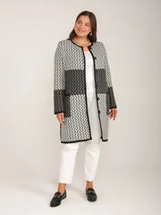 Cardigan BONADI #2091 seryj