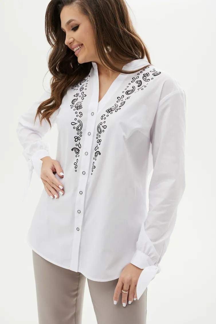 Bluzka MALI #623-044 belyj