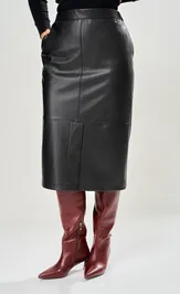 Spódnica Ava fashion M-229 chernyj