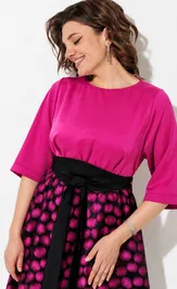 Dress Anastasia MAK 1229-D Fuksiya + gorox