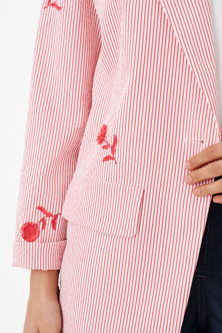 Жакет Panda арт. 123830 бело-красный