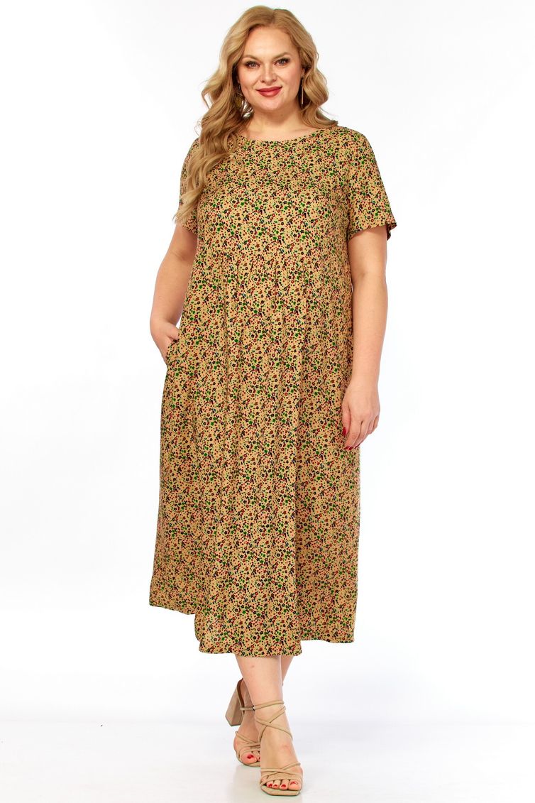 Sukienka LadyThreeStars #2681 yantarnyj