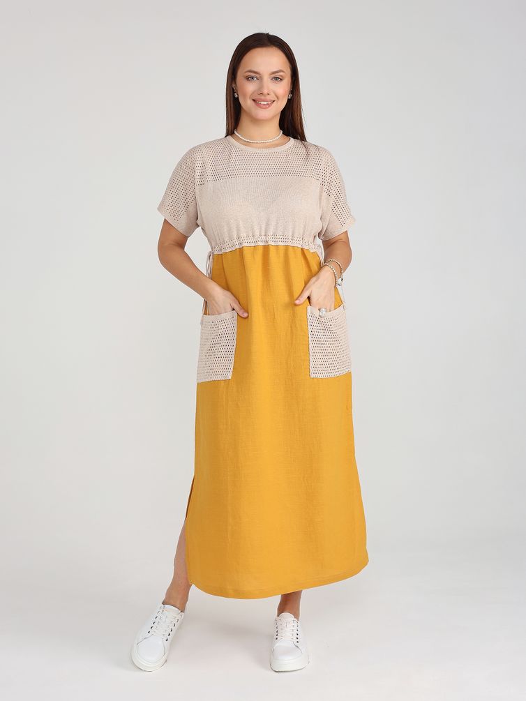 Платье BONADI арт. 1964 охра