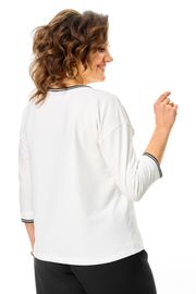 Блузки, туники Rumoda арт. 2261 дл. р. молочный-черный