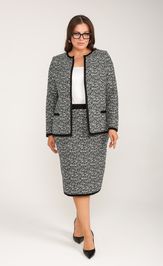 Комплект BONADI 2131 черно-белый