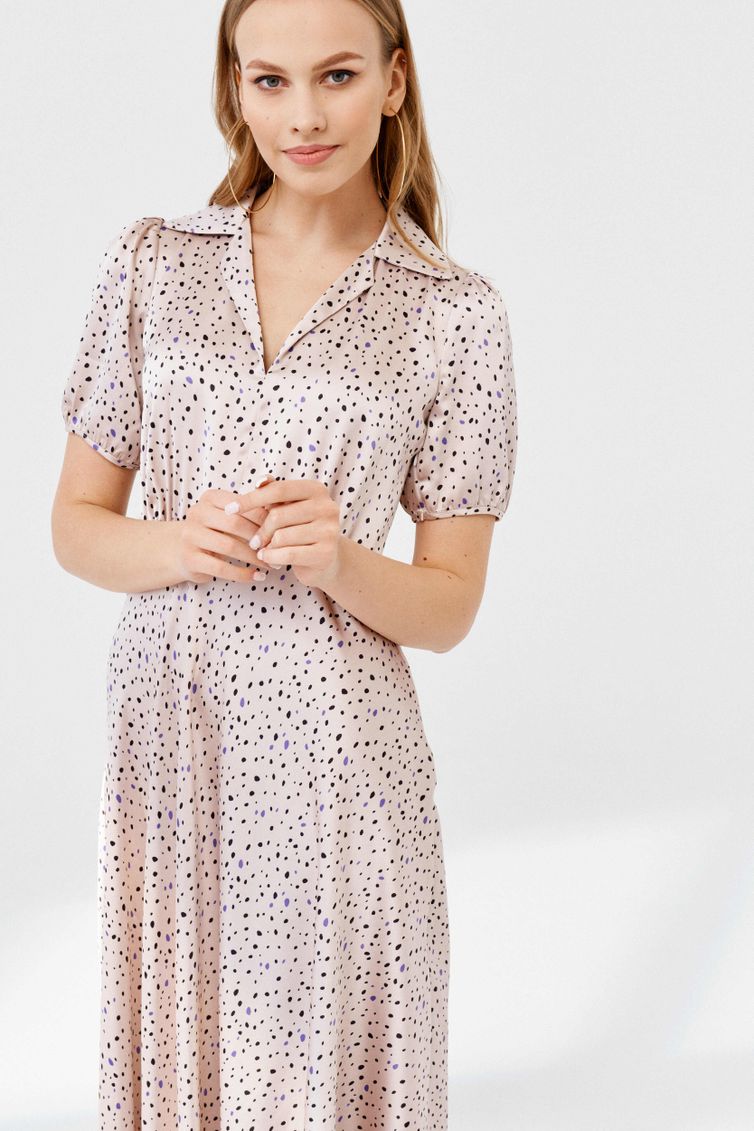 Dress Elletto Life #1899 bezh