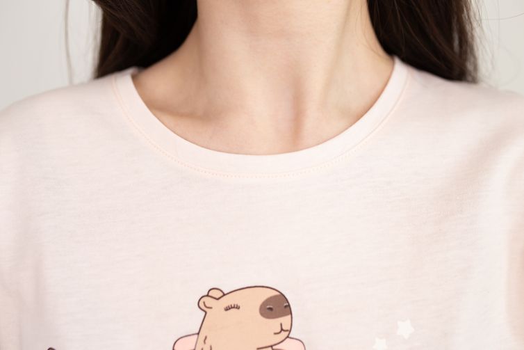 Сорочка Купалинка арт. 40007G 158,164 Пудровый