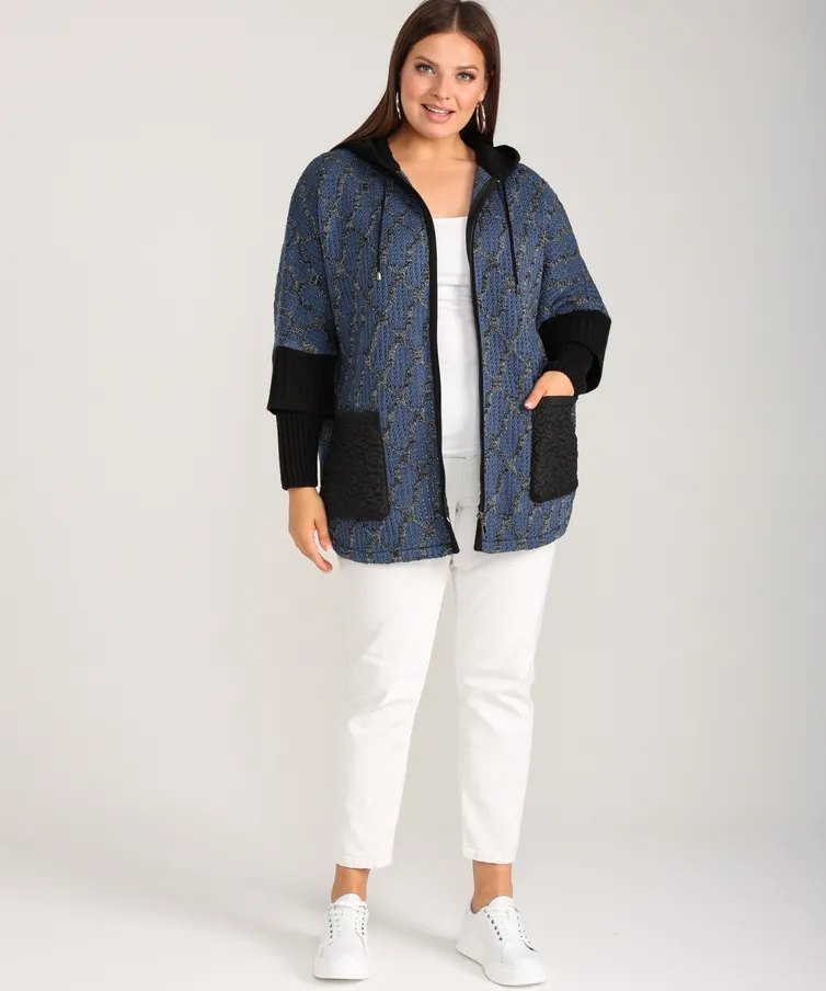 Cardigan BONADI #1980 sinij