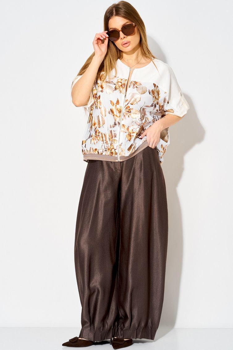 Брюки LAIKONY арт. L-834-2 шоколадный