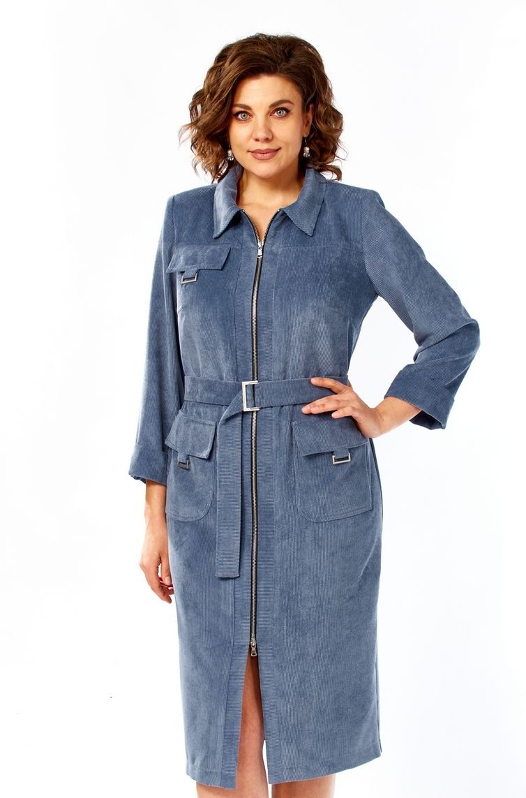 Dress Milora #1448 sinij