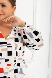 Bluzka TOOK A LOOK & Angelika #TB-93 geometriya